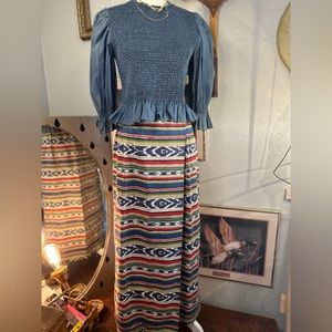 Vintage 90’s Susan Bristol Casual Faux Wrap Skirt